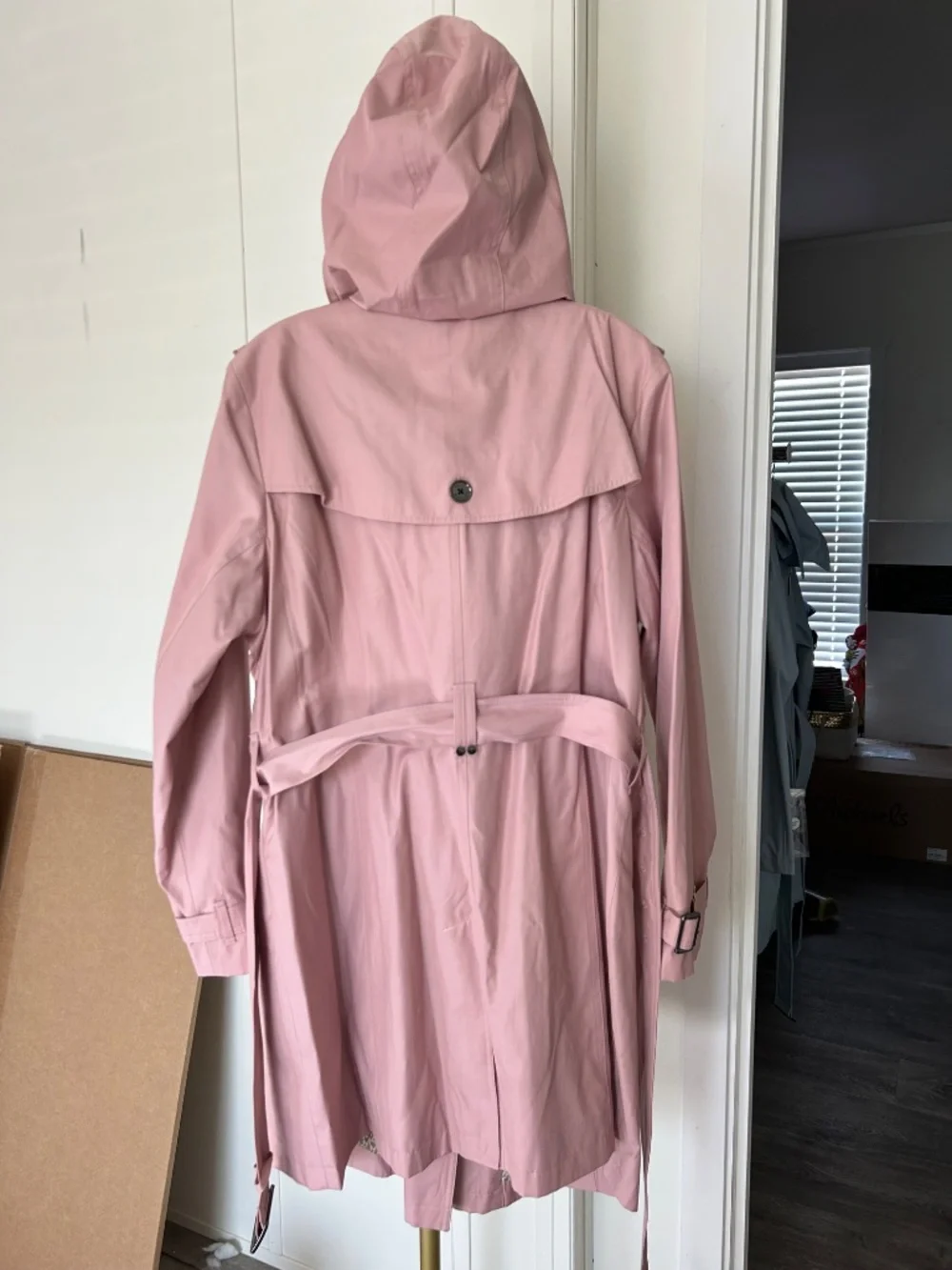 Michael Kors Trench Coat, Womens XL, Pink NWOT